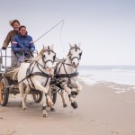 Anouk op het strand